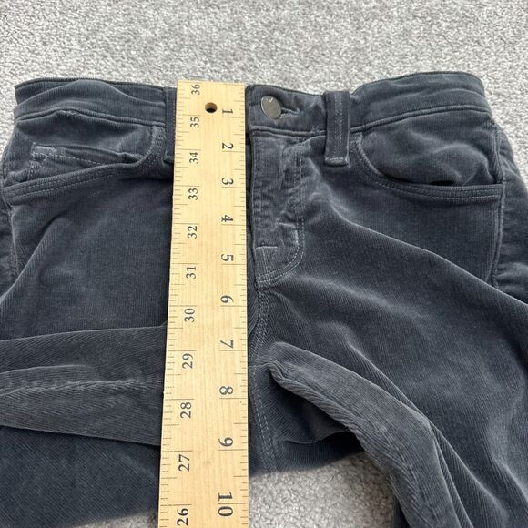 J.Brand Skinny Corduroy Pants Womens 25 Charcoal Gray Mid Rise Stretch 25x29.5 - Picture 16 of 16
